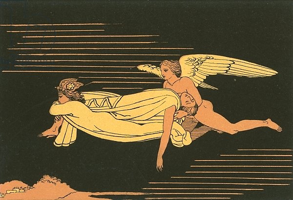 Sleep and death conveying the body of Sarpedon to Lycia