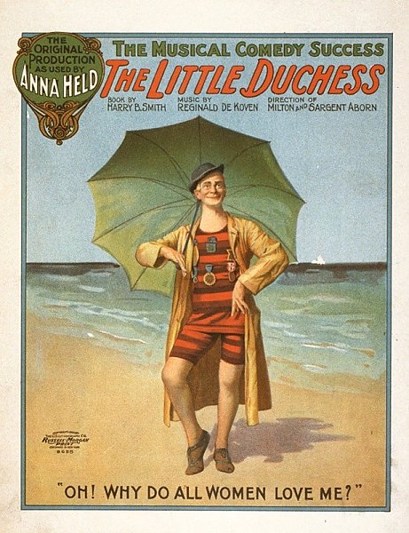 Постер Американский Литограф К The little duchess the musical comedy success.