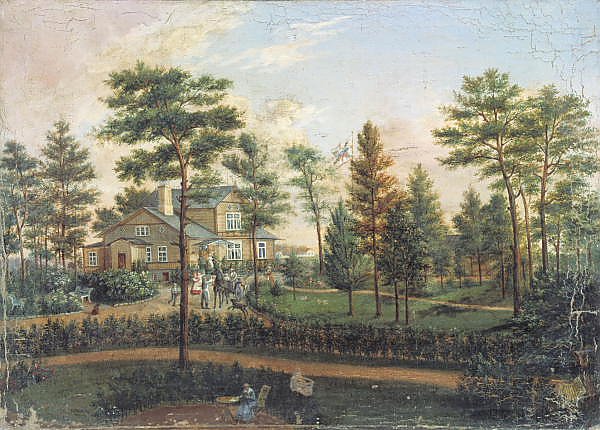 Дача в парке. 1852