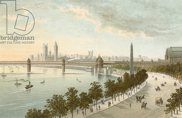 The Thames Embankment--looking West