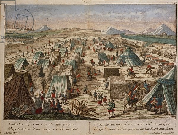 Military camp, c.1780