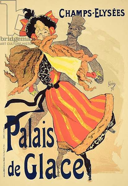 Reproduction of a poster advertising the 'Palais de Glace', Champs Elysees, Paris, 1896