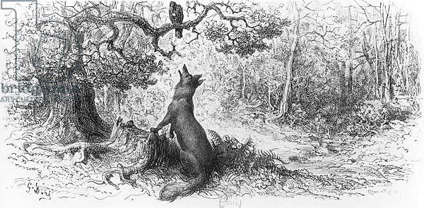 The Crow and the Fox, from 'Fables' by Jean de La Fontaine