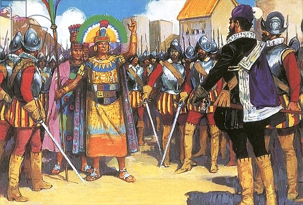 Pizarro spurned the friendship of the king of the Incas