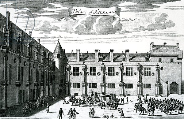 Palace of Falkland, from 'Theatrum Scotiae' by John Slezer, published 1693