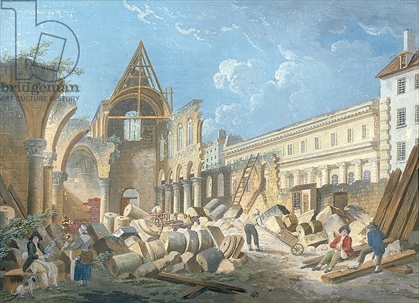Demolition of the Couvent des Cordeliers, c.1802