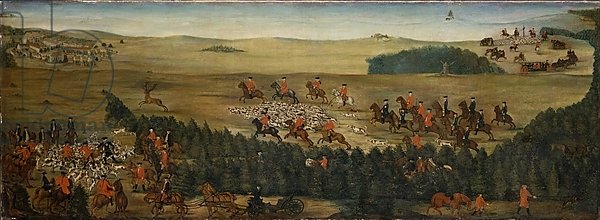 Stag-hunting with Frederick William I of Prussia