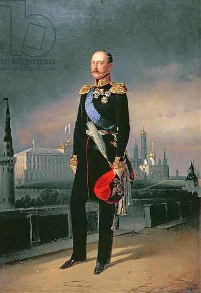 Portrait of Emperor Alexander II, 1856