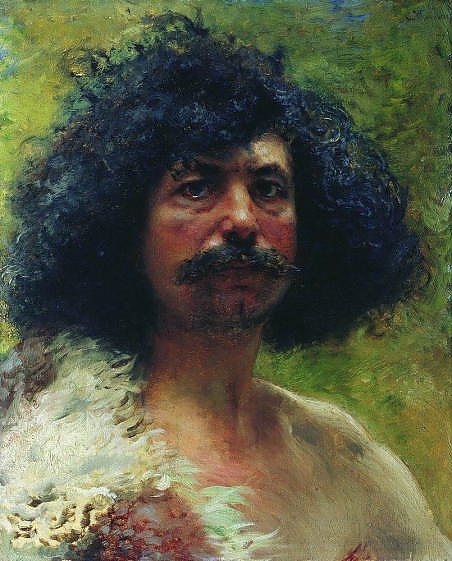 Этюд мужской головы. 1897