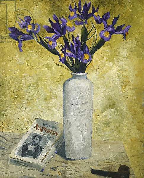 Irises in a Tall Vase, 1928