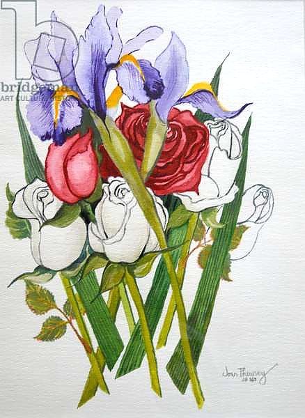 Irises and Roses,2007