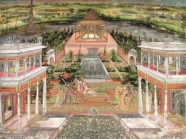 A Mughal Princess in her Garden