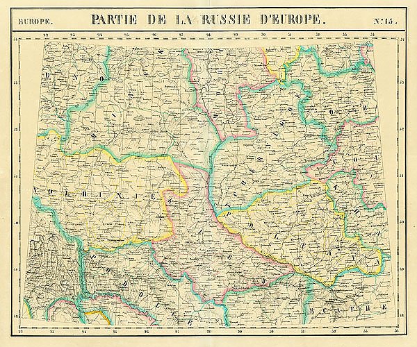 Карта: Россия в Европе №15, 1827 г. 1
