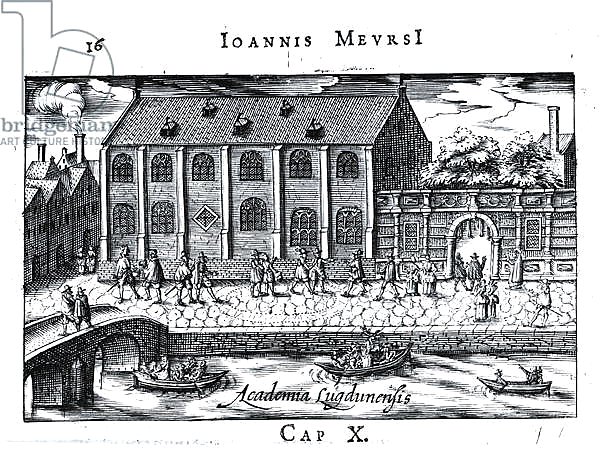 University of Leiden, from 'A Dutch Athens' by J. Meursius, pub. in 1625