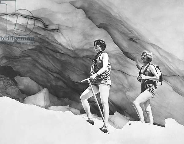 Climbing In Bathing Suits, United States, c.1928