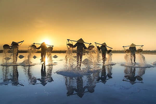 Вьетнамские соляные озера