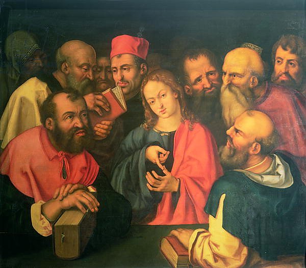 Christ, aged twelve, among the scribes, 16th or 17th century