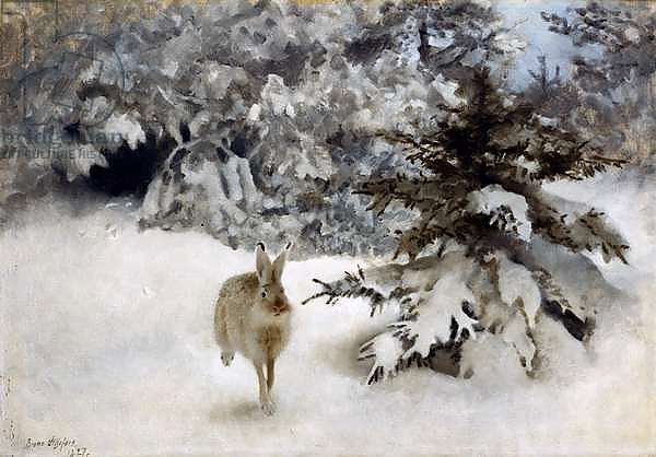 A Hare in the Snow, 1927