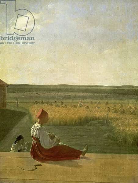 Harvesting in Summer, 1820s 1