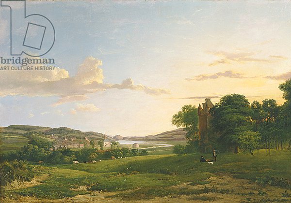 A View of Cessford and the Village of Caverton, Roxboroughshire in the Distance, 1813