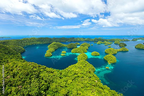 Острова Палау, вид сверху