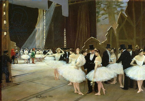In the Wings at the Opera House, 1889