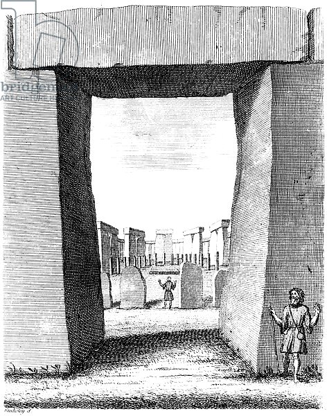 A Peep into the Sanctum Sanctorium, by Stukeley, 1724