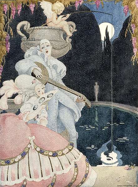 Elegante et Pierrot, 1918