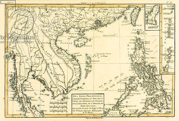 The Philippines, Formosa, South China, Cambodia, Siam, Laos, 1780