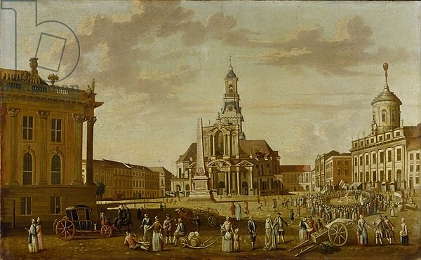 The Alter Markt with the Church of St. Nicholas and the Town Hall, 1771