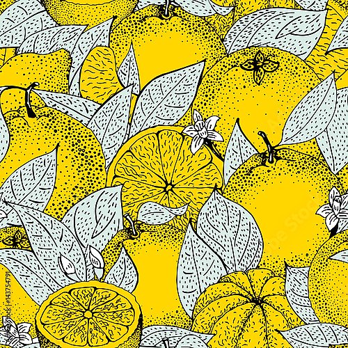 Эскиз с лимонами