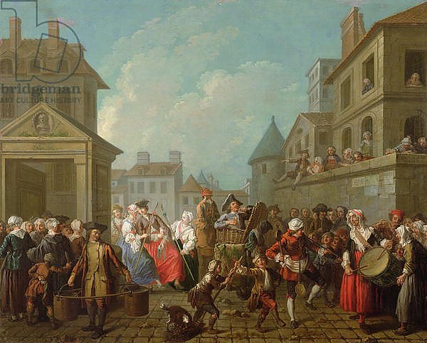 Street Carnival in Paris, 1757