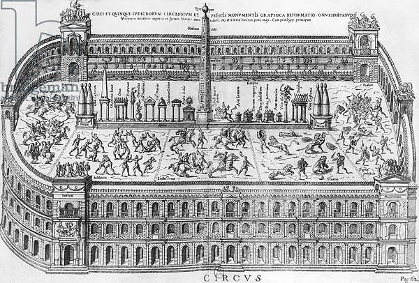 The Circus Maximus in Rome, c.1600