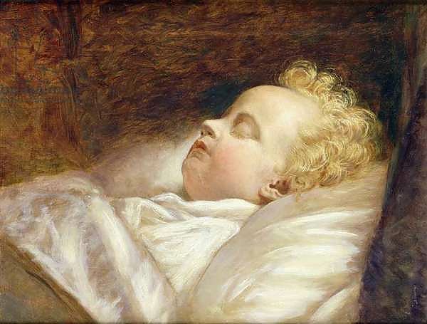 Young Frederick Asleep at Last c.1855