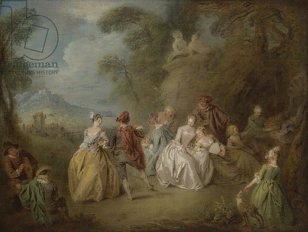 Courtly Scene in a Park, c.1730-35