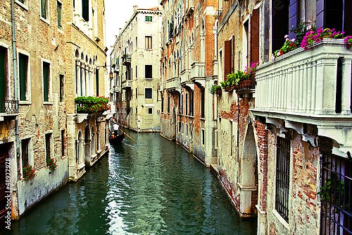 Постер Венеция, каналы
