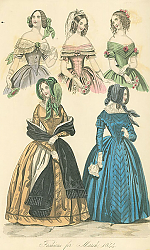 Постер Fashions for March 1844 №2 1