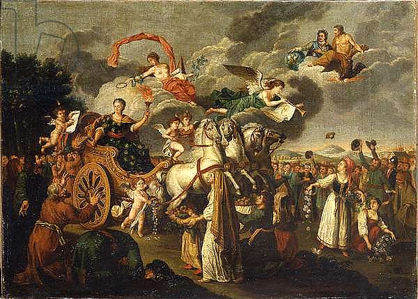 Catherine II Journeying Across Russia, 1787
