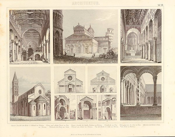 Итальянская архитектура: Флоренция, Пиза, Верона, Модена