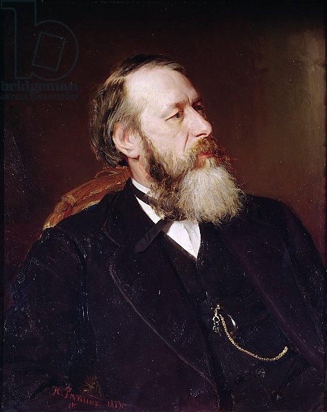 Portrait of V.V. Slasows, 1873