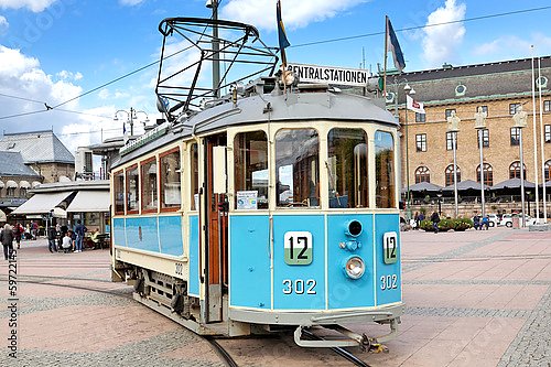 исторический трамвай в Гётеборге, Швеция