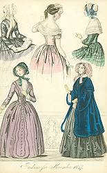 Постер Fashions for November 1847 №3 1