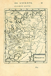 Постер Карта Великого княжества Московского №1 1