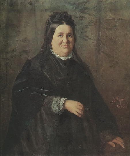 Портрет А.И.Криденер, рожд. Ивановой, матери художника. 1876