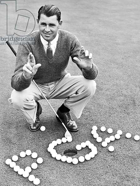 Golf Champion Picard, Hershey, Pennsylvania, USA, 1940