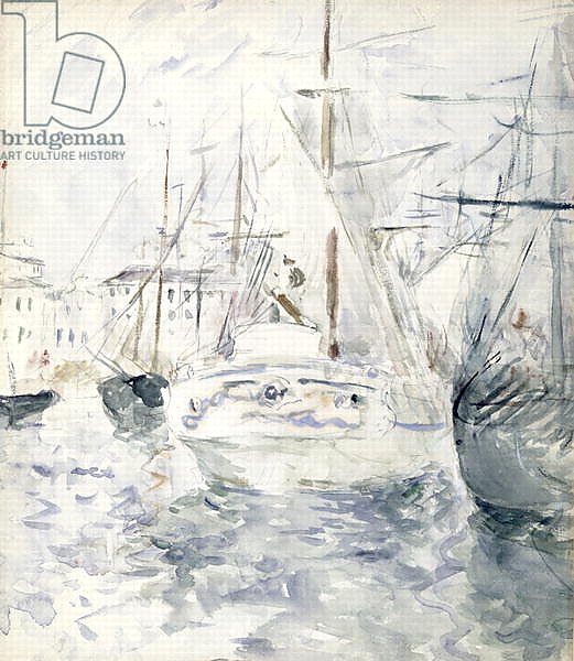 White Boat in the Port, Nice, 1881