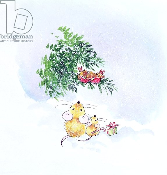 Christmas Mice and Robins