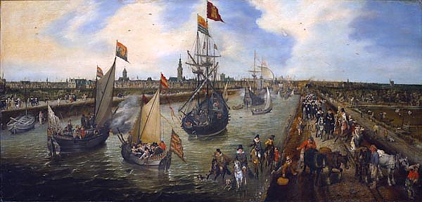 The port of Middelburg