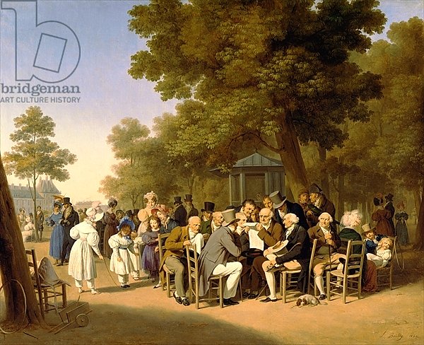 Politicians in the Tuileries Gardens, 1832