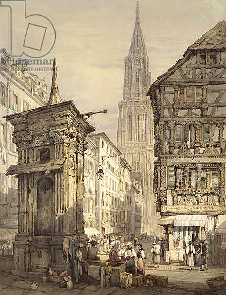 A View in Strasbourg, 1822
